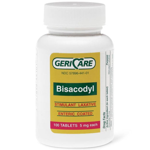 Bisacodilo Laxante Comprimidos 5mg 100Ct