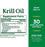 Nature's Bounty Krill Oil 500mg Softgels 30Ct