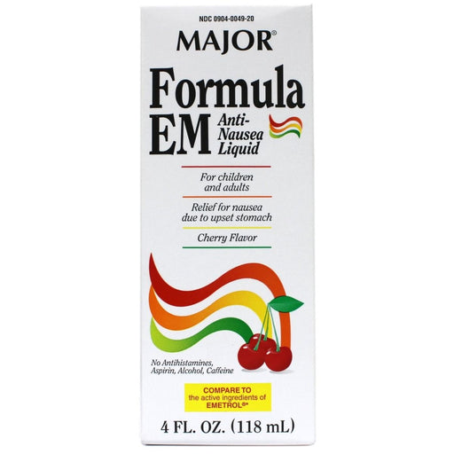 Major Formula EM Líquido Antináuseas Cereza 4oz 1Ct