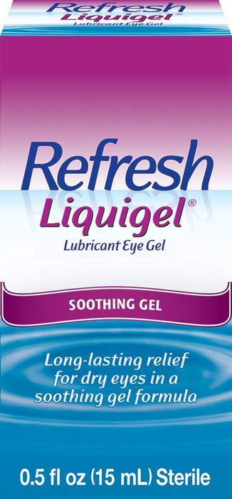 Refresh Liquigel Gel lubricante para ojos secos en gotas 0.5oz 1Ct 