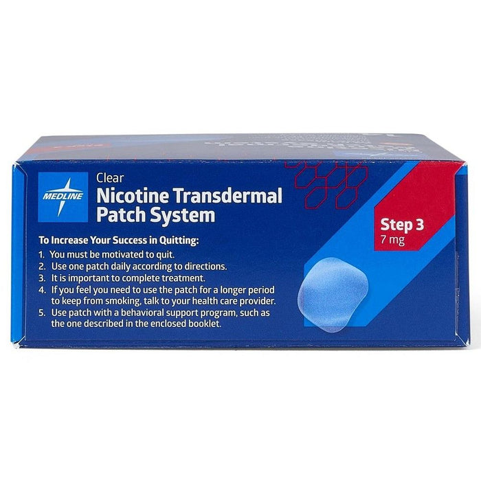 Medline PASO 3 Parche de nicotina de 7 mg 14 unidades