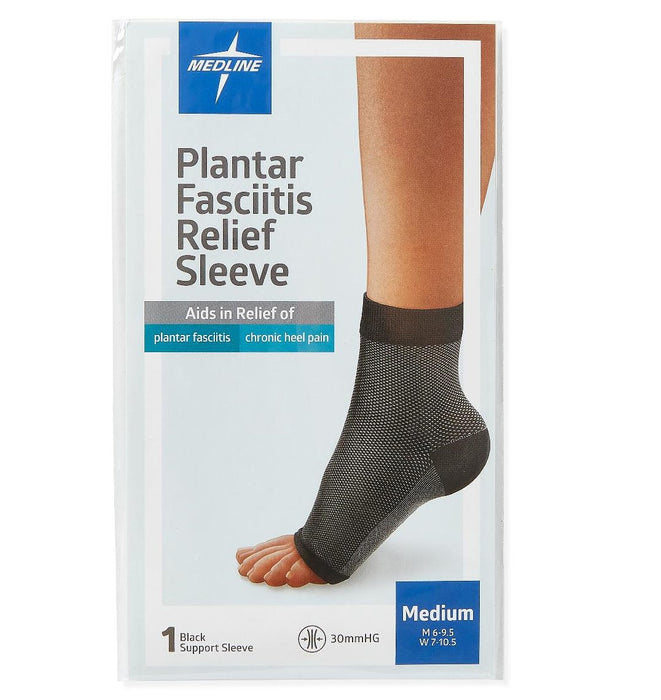 Plantar Fasciitis Sleeve Blk EA M