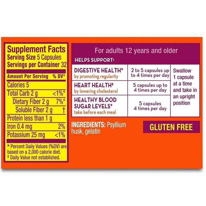 Metamucil Daily Fiber Supplement 160Ct