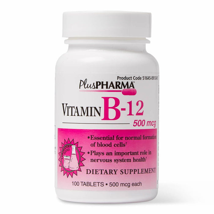 Vitamin B12 Tablet 500mcg 100Ct