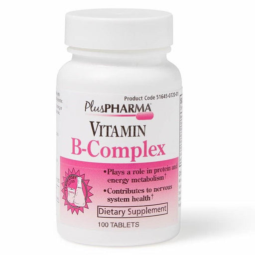 Tabletas de complejo de vitamina B 100 unidades