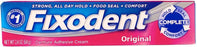 Fixodent Complete Original Denture Adhesive Cream, 2.4 oz. 3Ct
