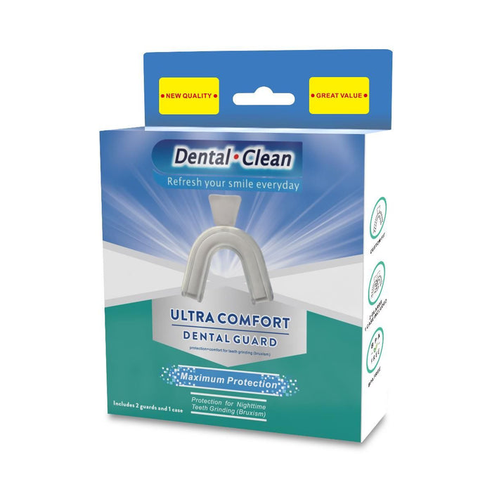 Dental Clean Ultra Comfort Overnight Dental Guard with Case, 2Ct