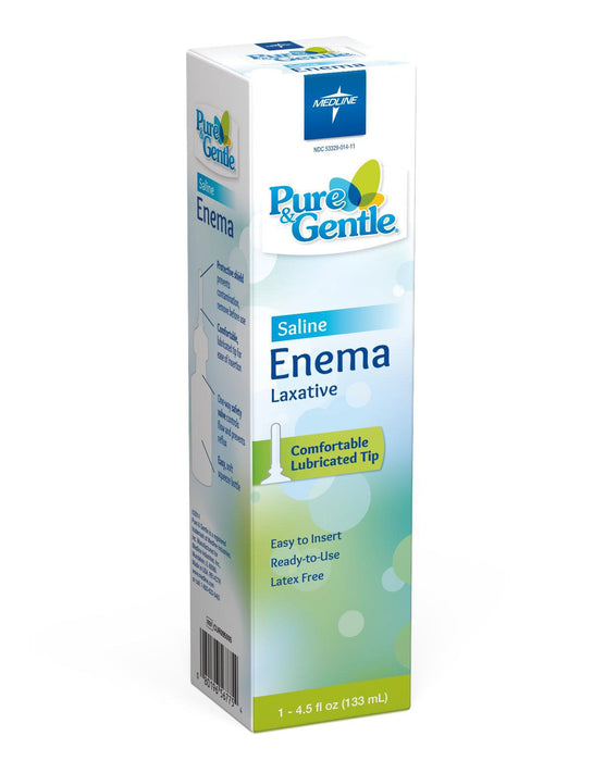 Medline Laxante Enema Salino Puro y Suave 4.5oz 1Ct