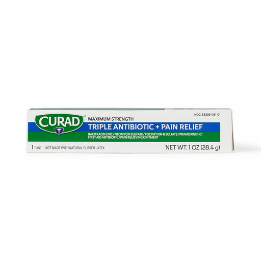 CURAD Triple Pomada Antibiótica Alivio del Dolor 1oz 1Ct 