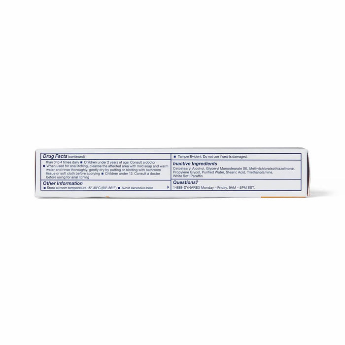 Dynarex 1% Hidrocortisona Crema para aliviar la picazón 1oz 1Ct 