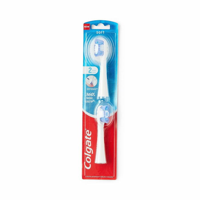 Cabezales de cepillo de repuesto Colgate 360 ​​Sonic suaves 2 unidades 