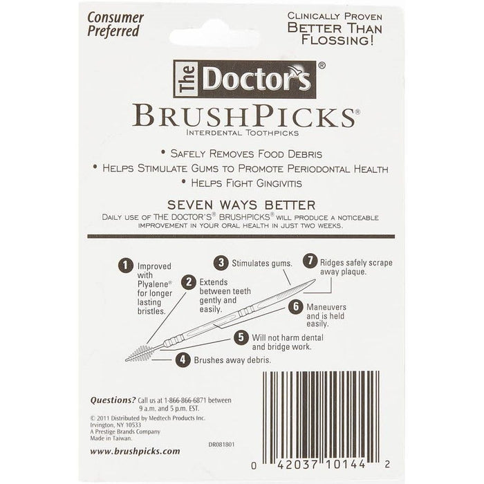 Medtech Oral Brush Picks 275Ct