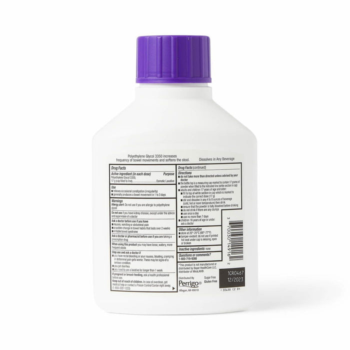 GoodSense ClearLax Laxante en polvo 17.9oz 1Ct 