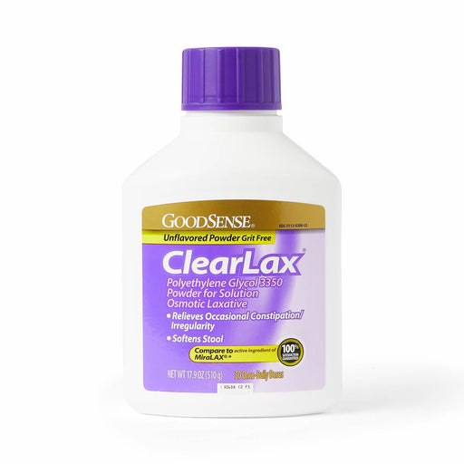 GoodSense ClearLax Laxante en polvo 17.9oz 1Ct 