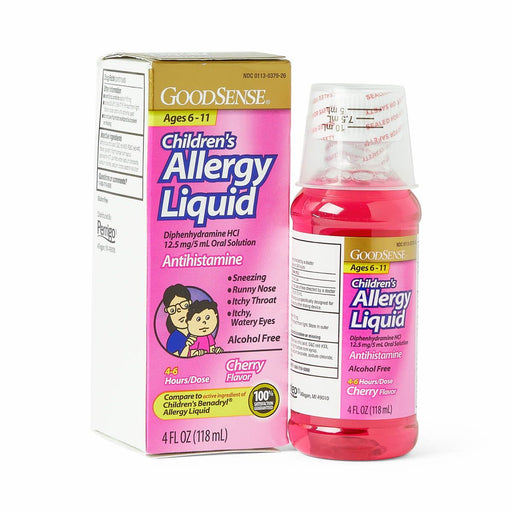 GoodSense Líquido para aliviar las alergias infantiles, 4 oz, 1 unidad