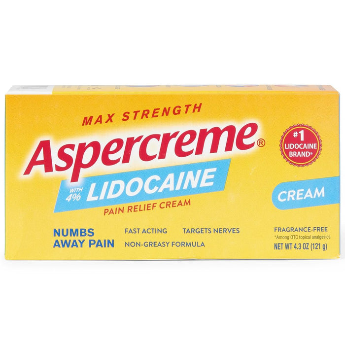 Aspercreme Lidocaine Pain Relief Cream 4.3oz 1Ct