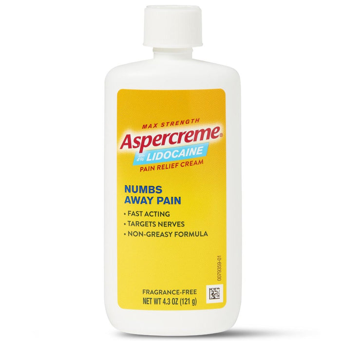 Aspercreme Lidocaine Pain Relief Cream 4.3oz 1Ct