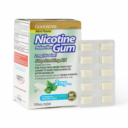 GoodSense Nicotine Gum 2mg Mint 110Ct