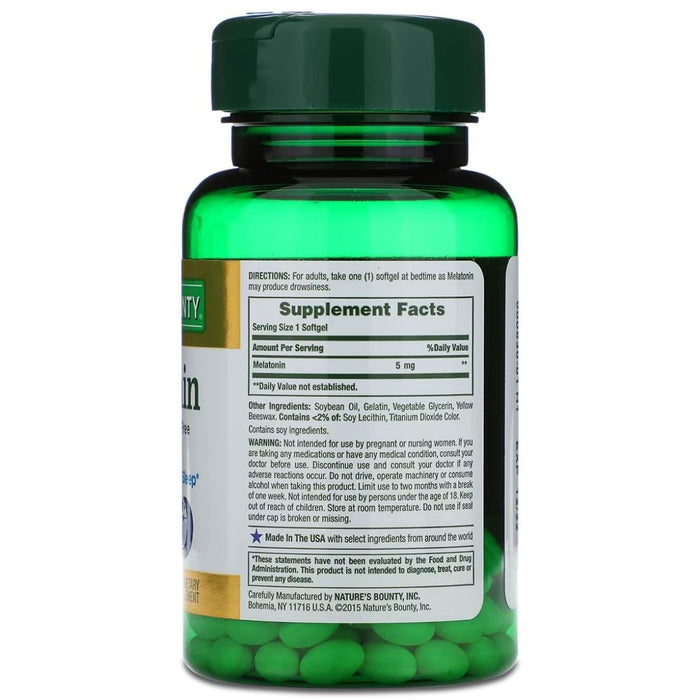 Nature's Bounty Melatonina 5 mg 90 ct