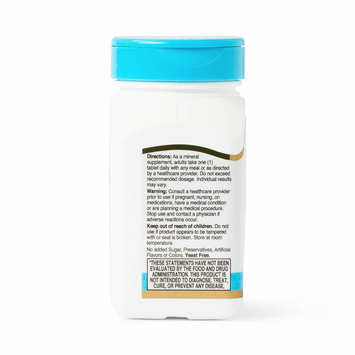 21st Century Chromium Picolinate Tablet 200mcg 100Ct