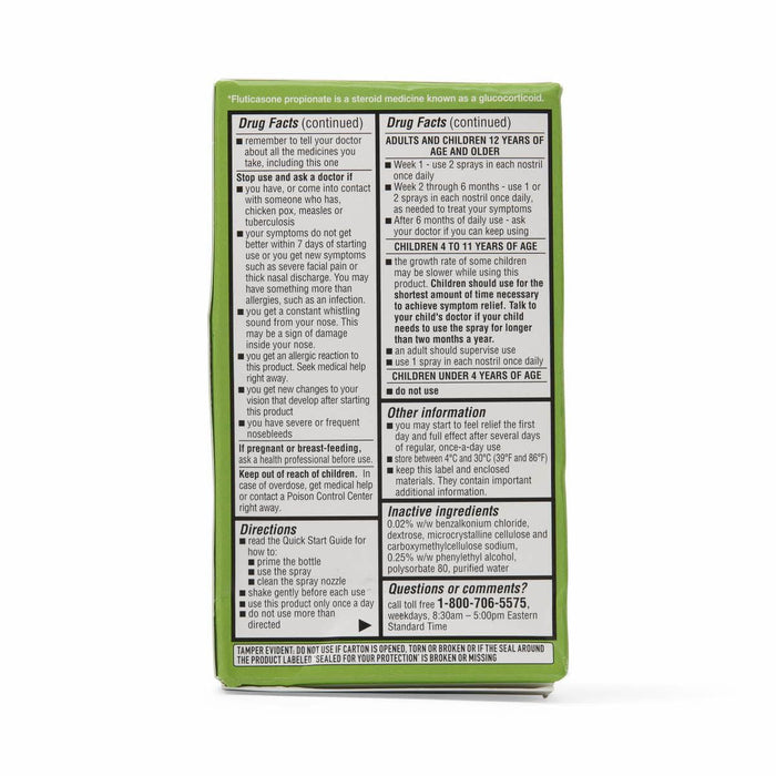Fluticasone Propionate Nasal Spray 50mcg 1Ct