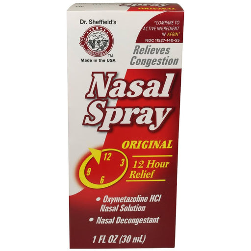 Dr. Sheffield's 12-Hr Nasal Decongestant Spray 1oz 1Ct