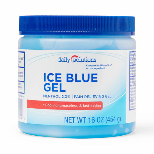 Gel para el dolor con mentol azul hielo al 2%, 16 oz. 1ct 