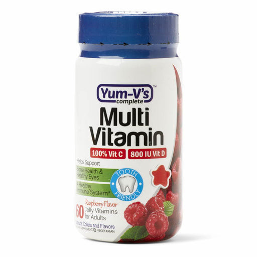 Multivitaminas gomosas para adultos de Yum-V, 60 unidades