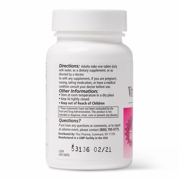 Vitamin B12 Tablet 500mcg 100Ct