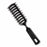 Medline Plastic Adult Hairbrush Vented, 7.25in Black 1Ct