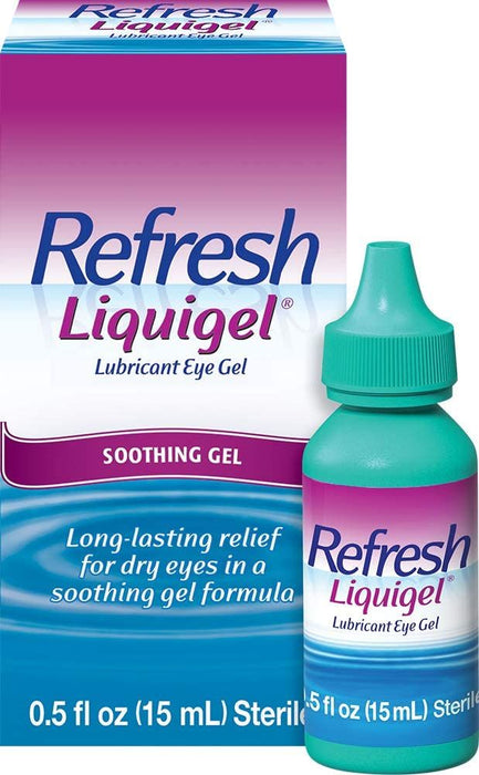 Refresh Liquigel Gel lubricante para ojos secos en gotas 0.5oz 1Ct 