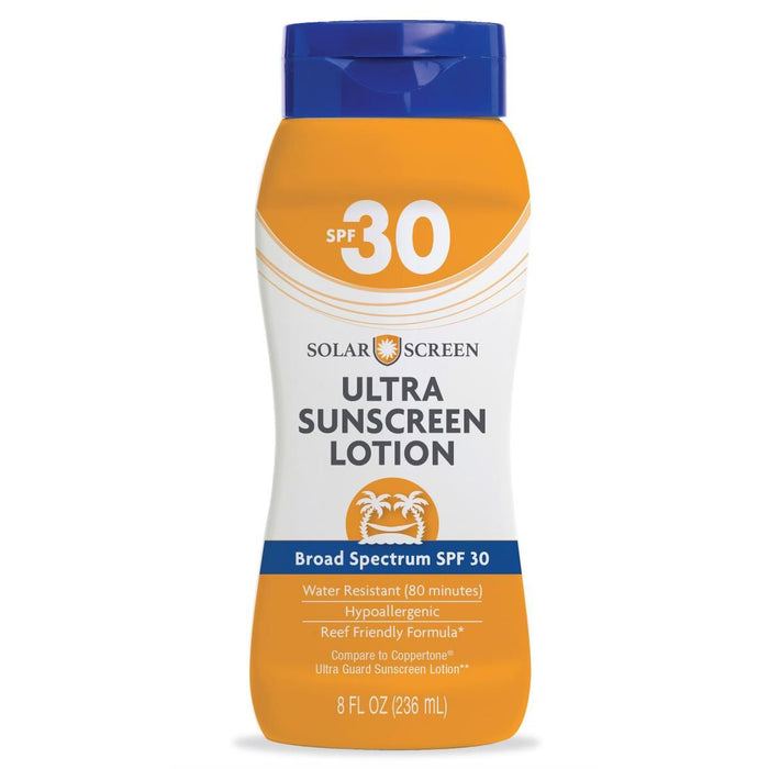 Pantalla solar SPF 30 Loción de protección solar ultra 8oz 1Ct 