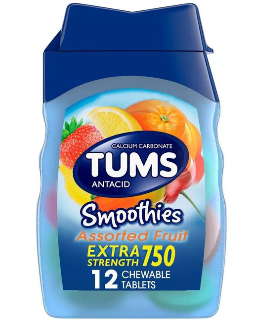 TUMS Batidos Antiácidos Tabletas 12Ct